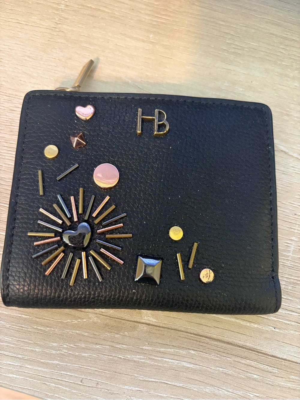 Henri bendel embellished wallet